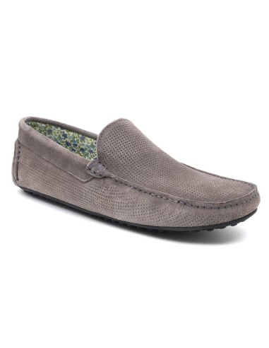 Mocassin suède gris SEMISA-GRIS
