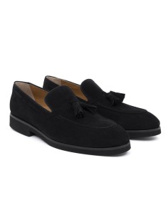 Black suede moccasin 2