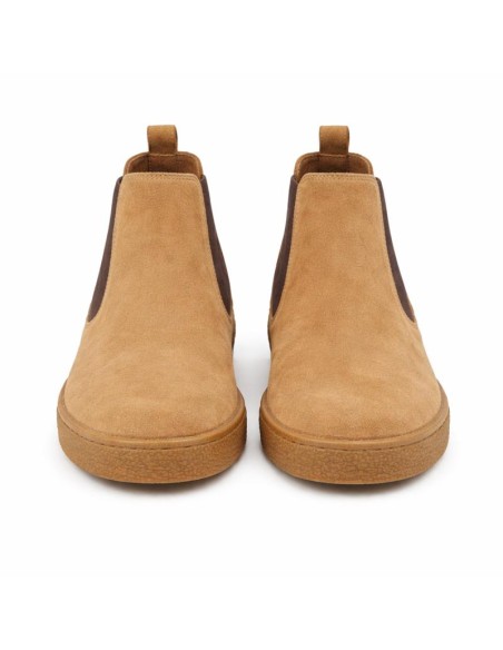 Light Brown suede chelsea boots