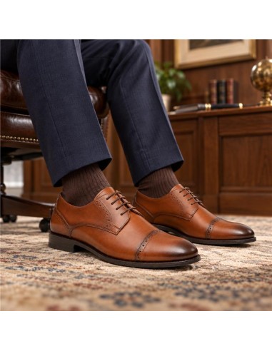 Light Brown leather derby