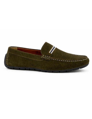 Mocassin suède beige SOCAMAN-GREEN