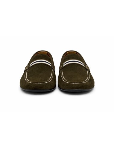 Mocassin suède beige SOCAMAN-GREEN
