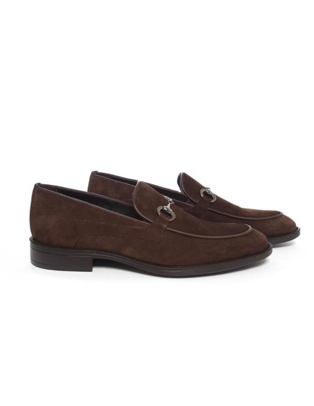 Mocassin suède marron SOLIRA-BROWN