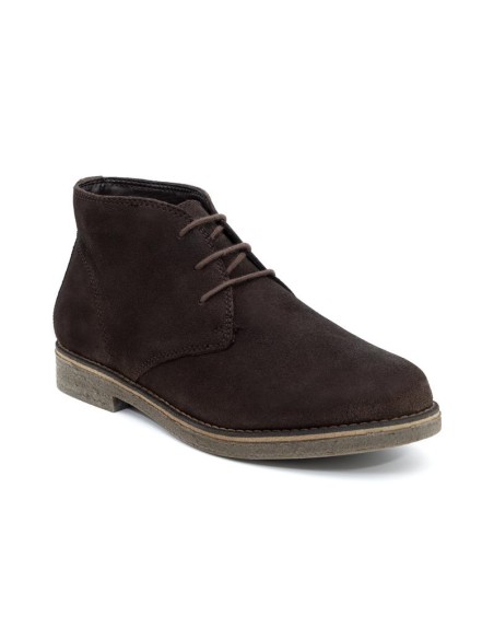 Brown suede boot
