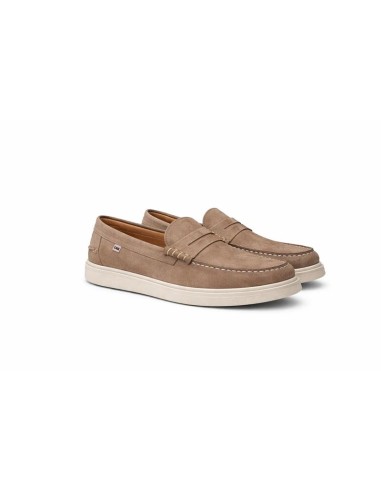 Náutico de ante con antifaz color beige