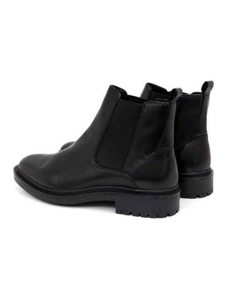 bottines chelsea de peau le noir TENDAR-NEGRO