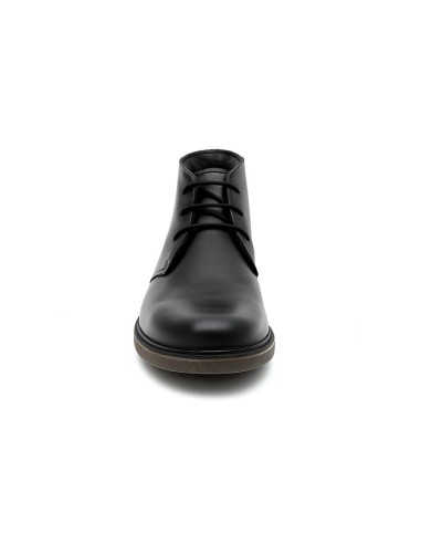 Black leather boot