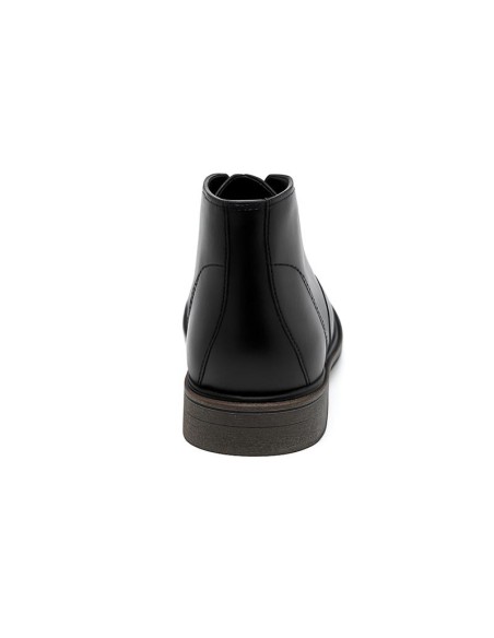 Black leather boot
