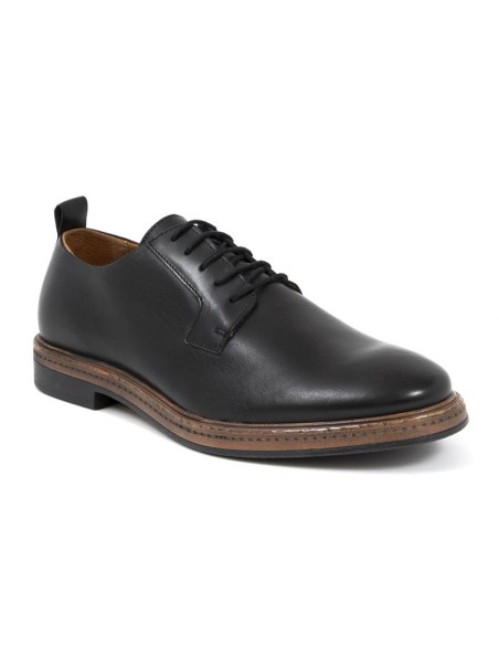 Derby de piel liso color negro