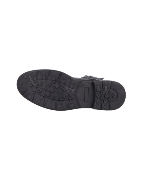 Bottine de peau le noir TUDEL-BLACK