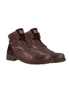 Bottine de peau marron TUDEL-BROWN 2