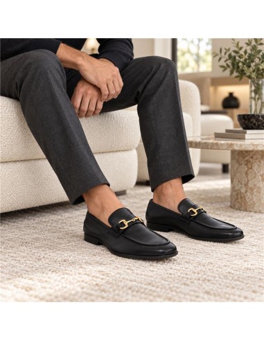 Mocassin de peau le noir UBRIL-NEGRO
