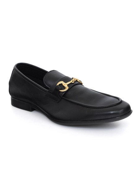 Mocassin de peau le noir UBRIL-NEGRO
