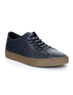 baskets de peau bleu VALIOR-NAVY 2