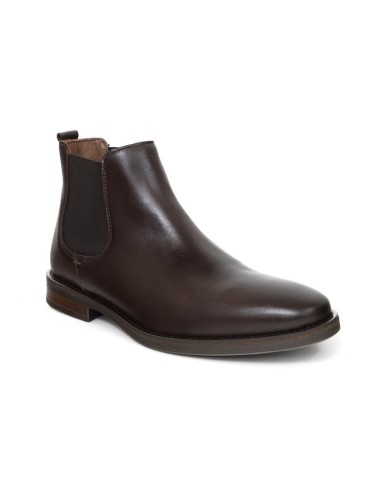 bottines chelsea de peau marron VALNER-BROWN
