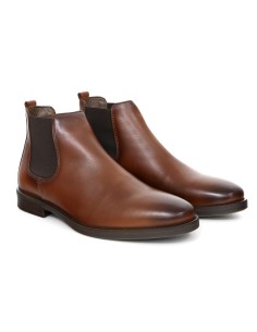 Light Brown leather chelsea boots 2
