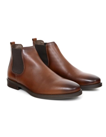 bottines chelsea de peau cuir VALNER-CUERO