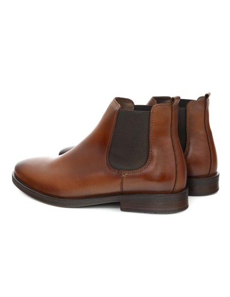 bottines chelsea de peau cuir VALNER-CUERO