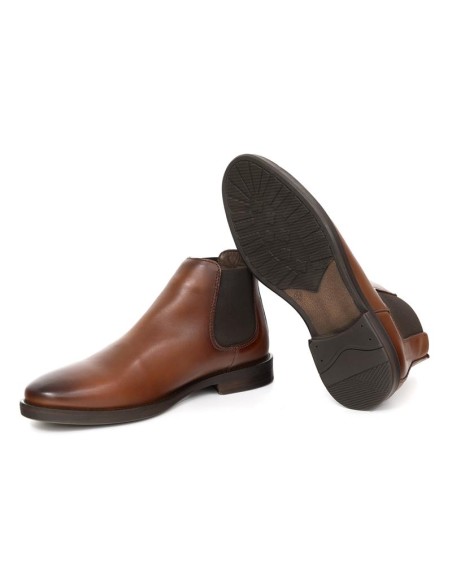 bottines chelsea de peau cuir VALNER-CUERO