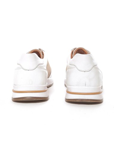 White leather sport shoe