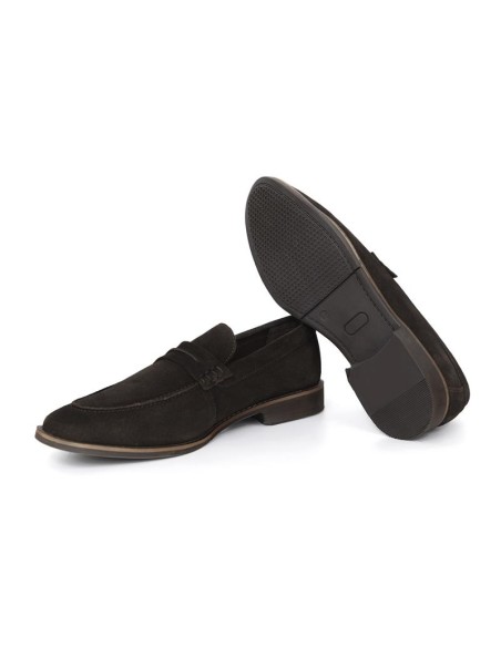 Mocassin suède marron VISILEM-MARRON