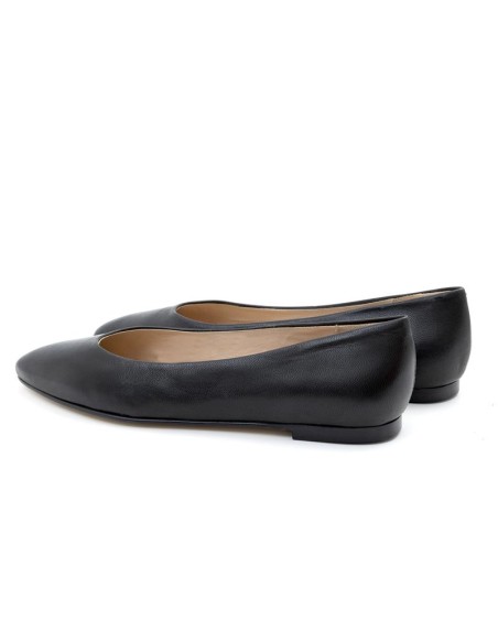 Zapato de Vestir de piel liso color negro