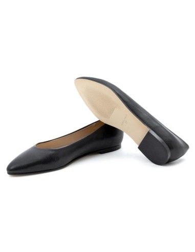 Zapato de Vestir de piel liso color negro
