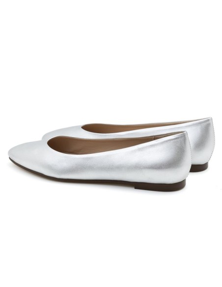 Zapato de Vestir de piel liso color gris