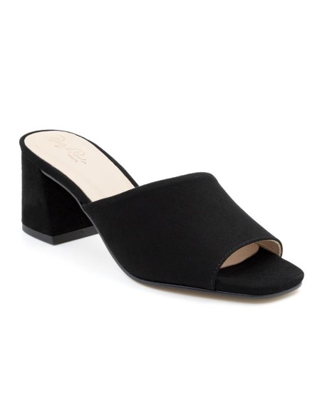 chaussures habillées femme suède le noir W-ANISE-NEGRO
