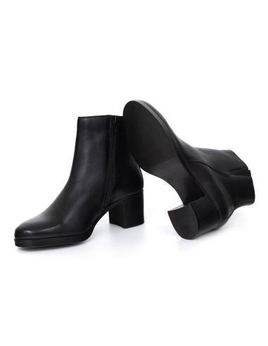 bottines femme de peau le noir W-ATRENA-BLACK