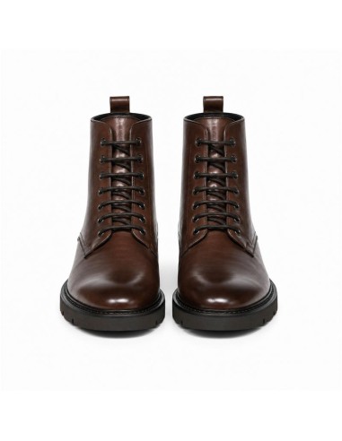 bottines femme de peau marron W-BEVANTE-BROWN