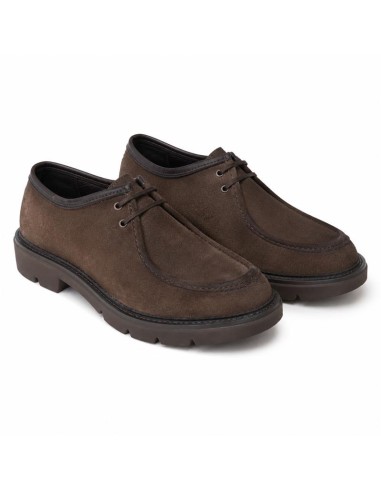 chaussures habillées femme de peau marron W-BISURA-BROWN