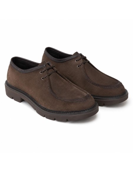 chaussures habillées femme de peau marron W-BISURA-BROWN