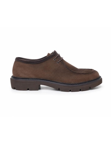 chaussures habillées femme de peau marron W-BISURA-BROWN