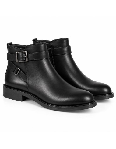 bottines femme de peau le noir W-BOLANTE-BLACK