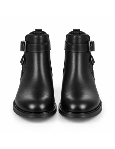 bottines femme de peau le noir W-BOLANTE-BLACK