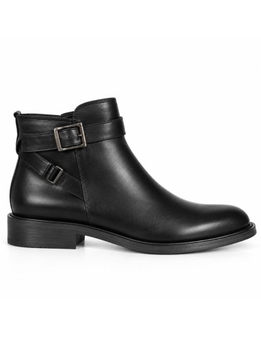 bottines femme de peau le noir W-BOLANTE-BLACK