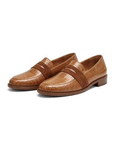 femmes mocassins de peau cuir W-CANORI-CUERO