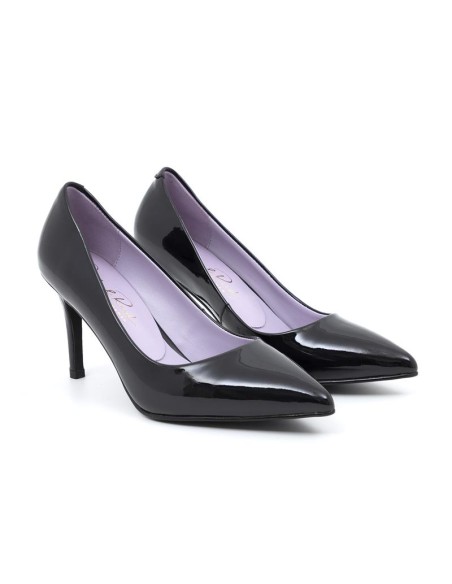 Zapato de Vestir de piel liso color negro
