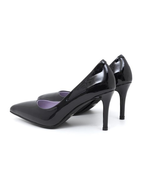 Zapato de Vestir de piel liso color negro