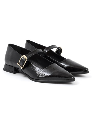 chaussures habillées femme de peau le noir W-CHIMY-NEGRO