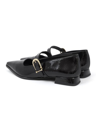 Zapato de Vestir de piel liso color negro