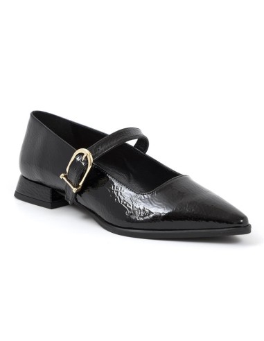 Zapato de Vestir de piel liso color negro