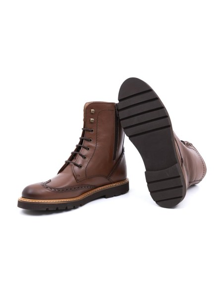 bottes femme lisse marron W-CIRA-MARRON