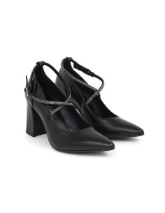 Zapato de Vestir de piel liso color negro 2