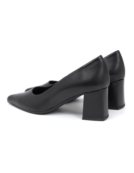 Zapato de Vestir de piel liso color negro