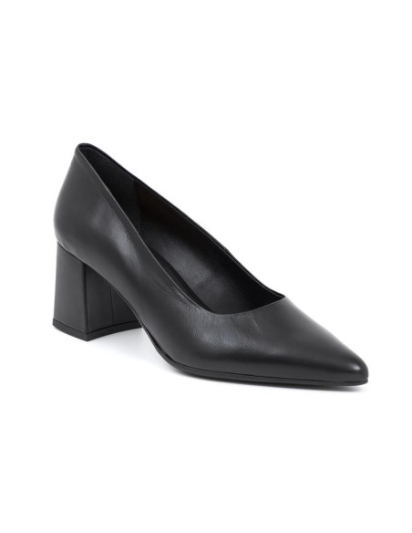 Zapato de Vestir de piel liso color negro