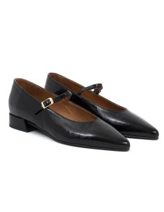 Zapato de Vestir de piel liso color negro 2