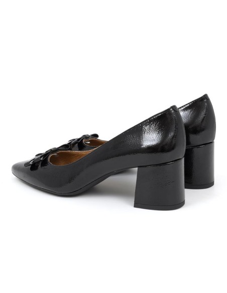 Zapato de Vestir de piel liso color negro