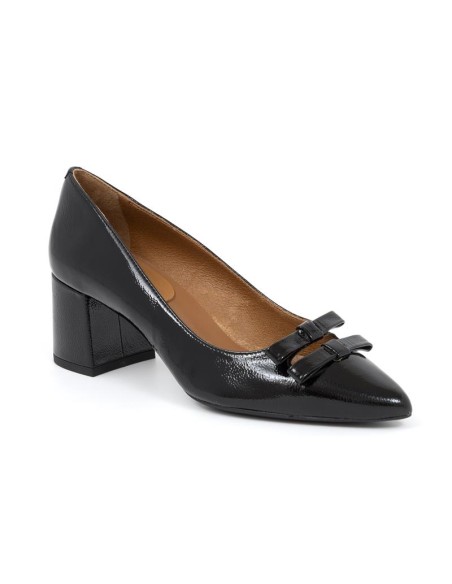 Zapato de Vestir de piel liso color negro
